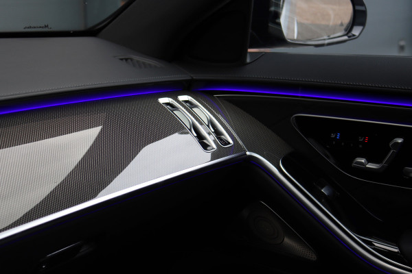 Mercedes-Benz S-Klasse 580 e 4MATIC Lang AMG Line | Airmatic | Chauffeurspakket | Achterasbesturing | Augmented HUD | Distronic+ | Burmester | Exclusief Nappa Leder | 3D-Display | Vlakkenverwarming |
