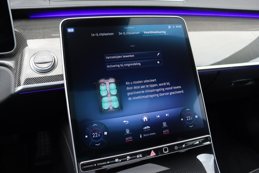 Mercedes-Benz S-Klasse 580 e 4MATIC Lang AMG Line | Airmatic | Chauffeurspakket | Achterasbesturing | Augmented HUD | Distronic+ | Burmester | Exclusief Nappa Leder | 3D-Display | Vlakkenverwarming |