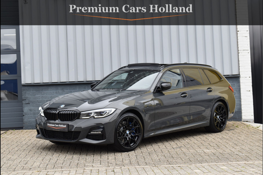 BMW 3 Serie Touring 330e M-Sport 292 Pk Individual Dravit Grijs Metallic Pano Navi Leder Laser Trekhaak Head-Up 19 Inch