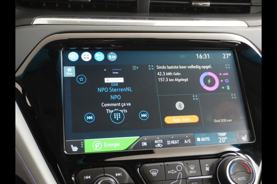 Opel Ampera-E 65 kWh Carplay/Android Auto Business Executive Ecc Stoelverwarming PDC DAB Bluetooth Connected services Cruise Control Keyless Led Regen-Licht Sensor
