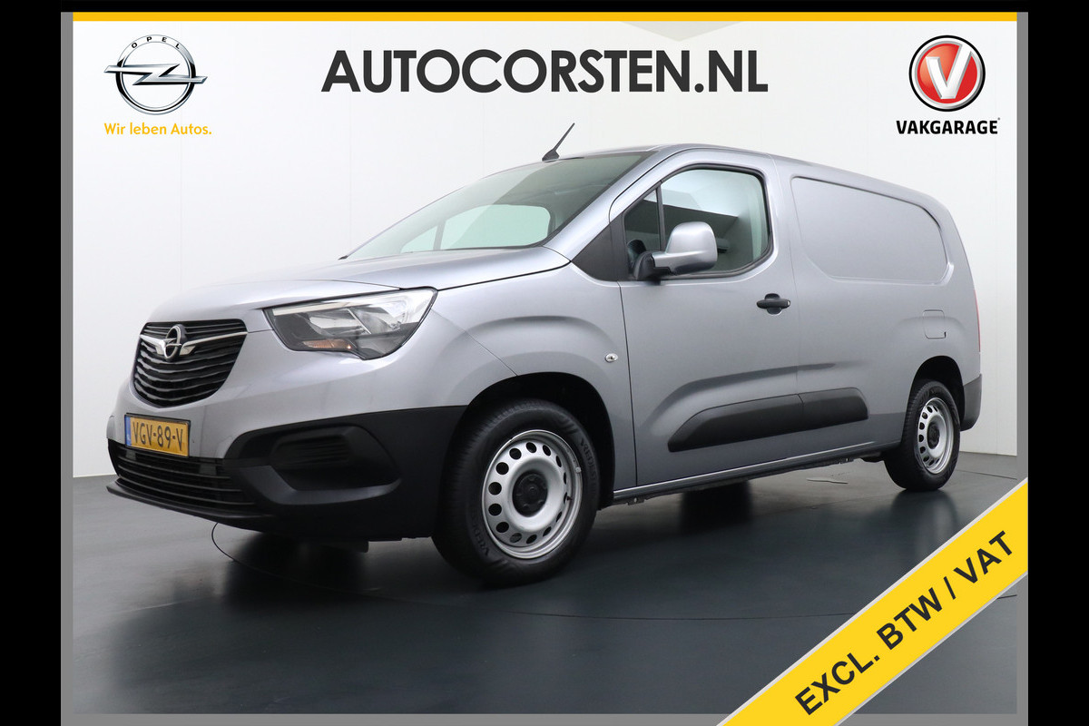 Opel Combo 1.5D L2H1 Navi Apple Carplay Android MultiMedia-nb Schuifdeur-R. Tussenschot Airco Connect DAB+Elektr.spiegels+Verwarmd DAB Cent Wegklapbare-kussen-bijrijder Orig.NLse Auto ! EURO 6