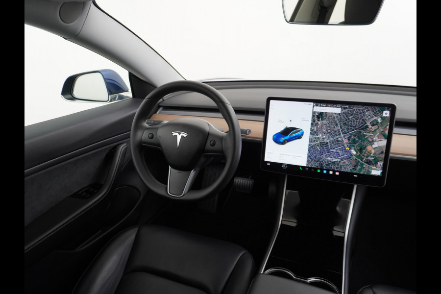 Tesla Model 3 Long Range AWD 75kWh 463PK FSD-3 Computer Premium Audio 4wd AutoPilot Panoramadak Camera's Leer Adaptive-Cruise-Control+Stop&Go  Stoel en achterbank verwarming Electr.Stoelen+Memory+Easy-Entry WiFi 1e Eigenaar Org. Nederlandse Auto Garantie op Accu/Motor tot 18-09-2027/192.000km