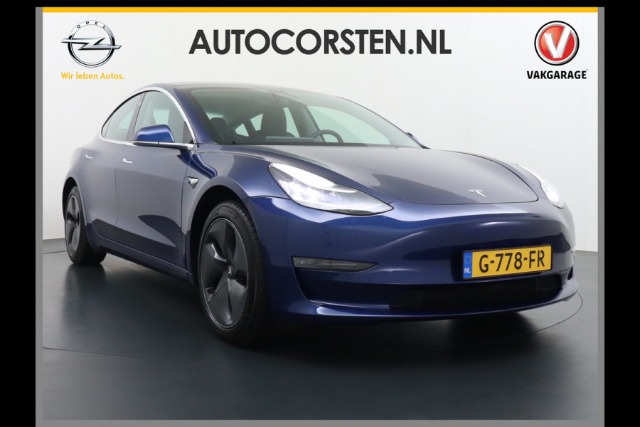 Tesla Model 3 Long Range AWD 75kWh 463PK FSD-3 Computer Premium Audio 4wd AutoPilot Panoramadak Camera's Leer Adaptive-Cruise-Control+Stop&Go  Stoel en achterbank verwarming Electr.Stoelen+Memory+Easy-Entry WiFi 1e Eigenaar Org. Nederlandse Auto Garantie op Accu/Motor tot 18-09-2027/192.000km