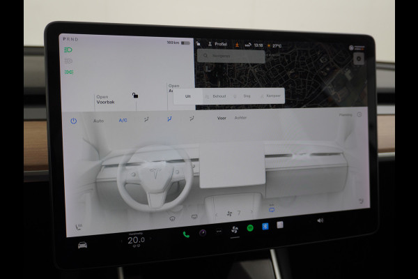 Tesla Model 3 Long Range AWD 75kWh 463PK FSD-3 Computer Premium Audio 4wd AutoPilot Panoramadak Camera's Leer Adaptive-Cruise-Control+Stop&Go  Stoel en achterbank verwarming Electr.Stoelen+Memory+Easy-Entry WiFi 1e Eigenaar Org. Nederlandse Auto Garantie op Accu/Motor tot 18-09-2027/192.000km