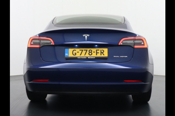 Tesla Model 3 Long Range AWD 75kWh 463PK FSD-3 Computer Premium Audio 4wd AutoPilot Panoramadak Camera's Leer Adaptive-Cruise-Control+Stop&Go  Stoel en achterbank verwarming Electr.Stoelen+Memory+Easy-Entry WiFi 1e Eigenaar Org. Nederlandse Auto Garantie op Accu/Motor tot 18-09-2027/192.000km