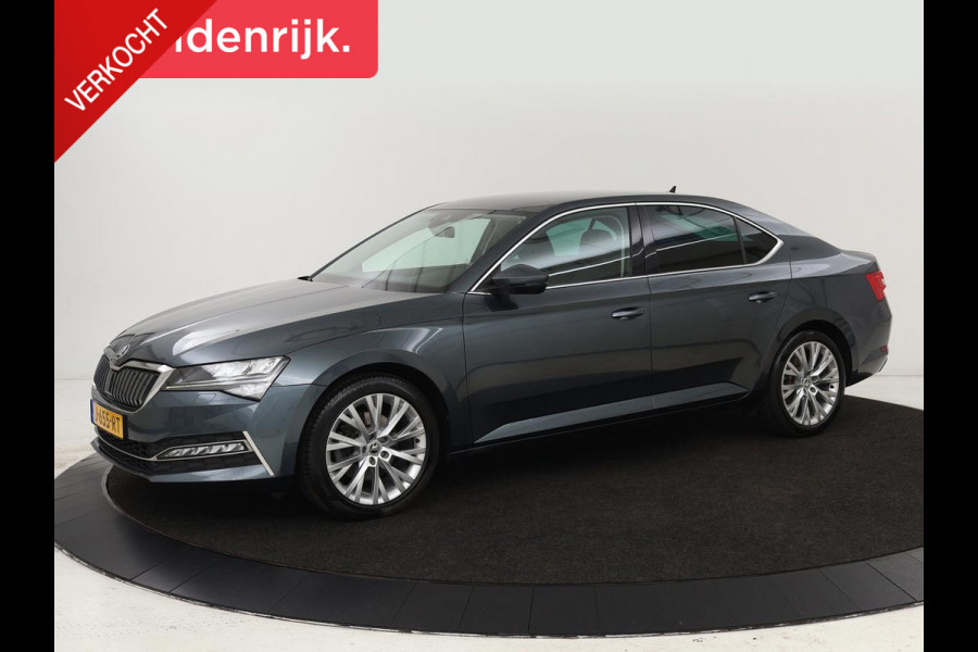 Škoda Superb 1.4 TSI iV Business Edition Plus | Camera | Adaptive cruise | Memory seats | Carplay | Stoelverwarming| Navigatie | Alcantara | Keyless
