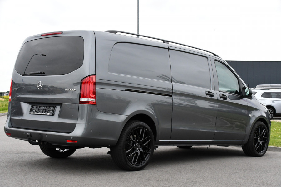 Mercedes-Benz Vito 119 CDI L2 PB Edition Adaptieve Cruise, Camera, Carplay, 190PK, Automaat, Sensoren, Stoelverwarming, LED, Uniek!