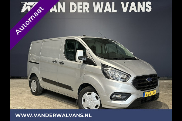 Ford Transit Custom 2.0 TDCI 131pk Automaat L1H1 Euro6 Airco | LED | Cruisecontrol | Verwarmde voorruit Parkeersensoren, Bijrijdersbank