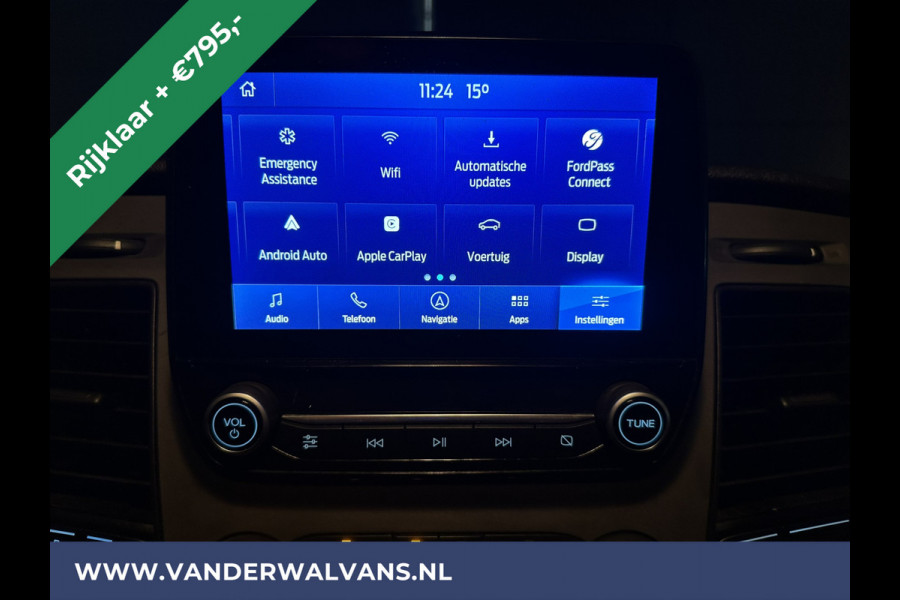 Ford Transit 2.0TDCI 131pk L3H2 Euro6 RIJKLAAR Airco | Camera | Navigatie | Apple Carplay | Android Auto Cruisecontrol, Elektrisch verstelbare bestuurdersstoel, Stoelverwarming, Verwarmde voorruit, Parkeersensoren, Bijrijdersbank, 2500kg trekvermogen