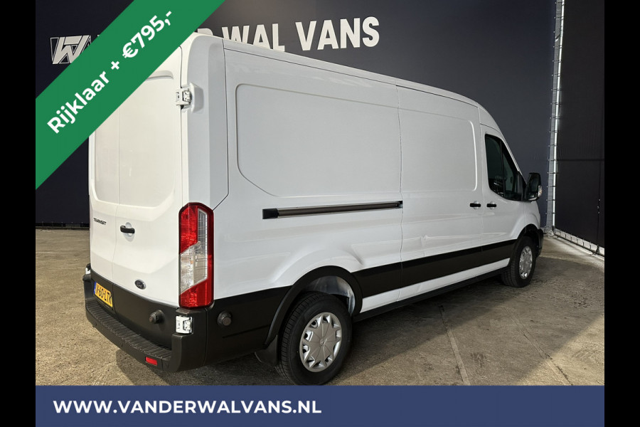 Ford Transit 2.0TDCI 131pk L3H2 Euro6 RIJKLAAR Airco | Camera | Navigatie | Apple Carplay | Android Auto Cruisecontrol, Elektrisch verstelbare bestuurdersstoel, Stoelverwarming, Verwarmde voorruit, Parkeersensoren, Bijrijdersbank, 2500kg trekvermogen