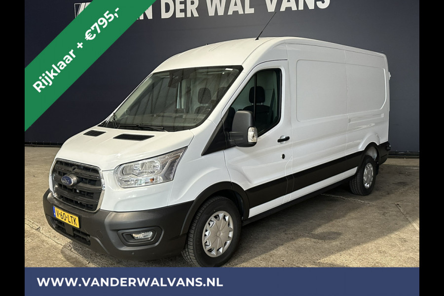 Ford Transit 2.0TDCI 131pk L3H2 Euro6 RIJKLAAR Airco | Camera | Navigatie | Apple Carplay | Android Auto Cruisecontrol, Elektrisch verstelbare bestuurdersstoel, Stoelverwarming, Verwarmde voorruit, Parkeersensoren, Bijrijdersbank, 2500kg trekvermogen