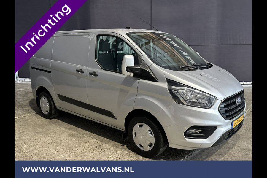 Ford Transit Custom 2.0 TDCI 131pk L1H1 Inrichting Euro6 Airco | Camera | Navigatie | LED | Apple Carplay Cruisecontrol, Stoelverwarming, Verwarmde voorruit, Parkeersensoren, Bijrijdersbank