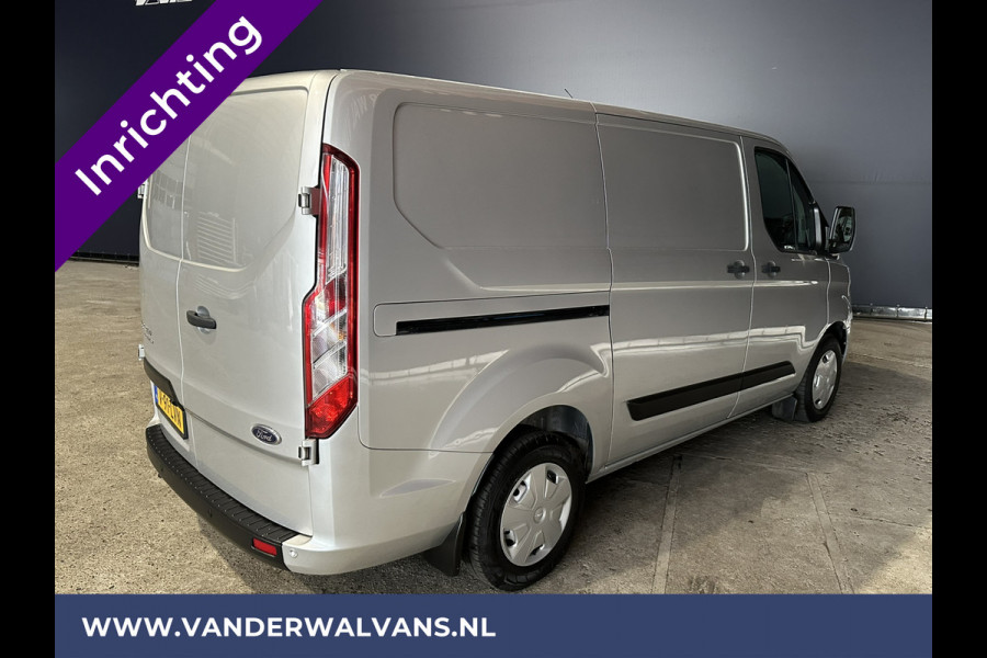 Ford Transit Custom 2.0 TDCI 131pk L1H1 Inrichting Euro6 Airco | Camera | Navigatie | LED | Apple Carplay Cruisecontrol, Stoelverwarming, Verwarmde voorruit, Parkeersensoren, Bijrijdersbank