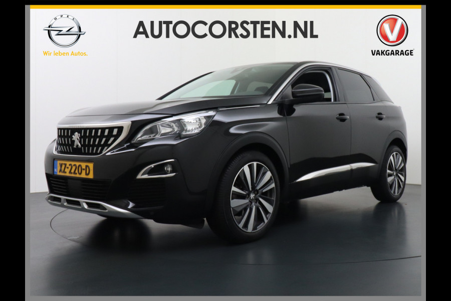 Peugeot 3008 1.6T 181PK AUT-8 Leer Navi Cruise Apple Carplay Android 19" Ecc 360°Camera PDC Elek.Achterklep DAB Connect Blue Premium Led Keyless Lane Departure Privacy Glas Regen-Lichtsensor Draadloze lader Pack City 1 Bluetooth Nieuwprijs €40.540,- Origineel Nederlandse Auto