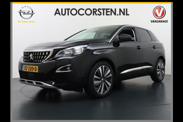 Peugeot 3008 1.6T 181PK AUT-8 Leer Navi Cruise Apple Carplay Android 19" Ecc 360°Camera PDC Elek.Achterklep DAB Connect Blue Premium Led Keyless Lane Departure Privacy Glas Regen-Lichtsensor Draadloze lader Pack City 1 Bluetooth Nieuwprijs €40.540,- Origineel Nederlandse Auto