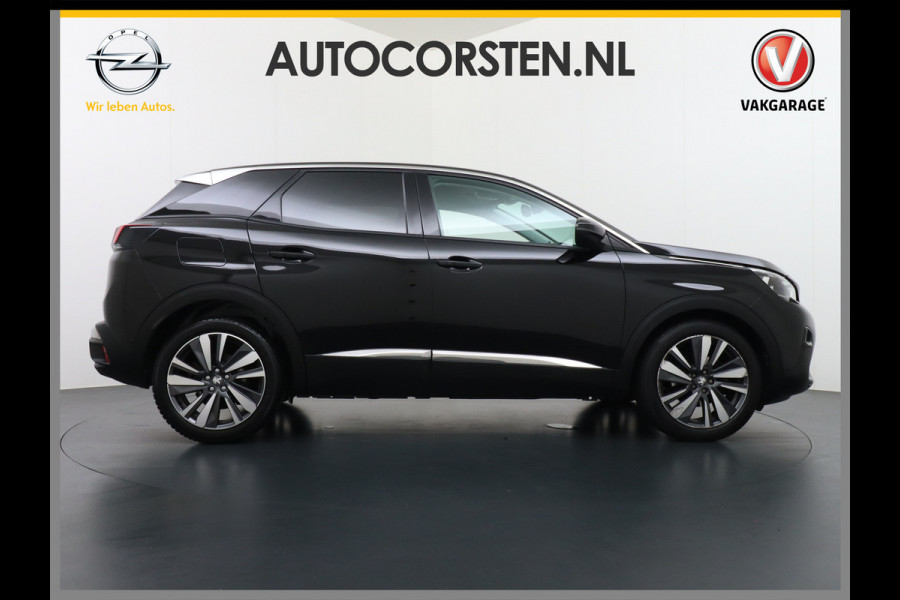 Peugeot 3008 1.6T 181PK AUT-8 Leer Navi Cruise Apple Carplay Android 19" Ecc 360°Camera PDC Elek.Achterklep DAB Connect Blue Premium Led Keyless Lane Departure Privacy Glas Regen-Lichtsensor Draadloze lader Pack City 1 Bluetooth Nieuwprijs €40.540,- Origineel Nederlandse Auto