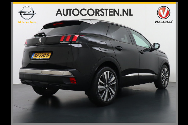 Peugeot 3008 1.6T 181PK AUT-8 Leer Navi Cruise Apple Carplay Android 19" Ecc 360°Camera PDC Elek.Achterklep DAB Connect Blue Premium Led Keyless Lane Departure Privacy Glas Regen-Lichtsensor Draadloze lader Pack City 1 Bluetooth Nieuwprijs €40.540,- Origineel Nederlandse Auto