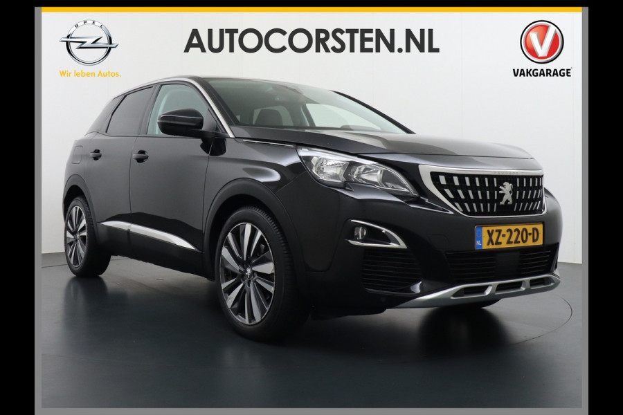 Peugeot 3008 1.6T 181PK AUT-8 Leer Navi Cruise Apple Carplay Android 19" Ecc 360°Camera PDC Elek.Achterklep DAB Connect Blue Premium Led Keyless Lane Departure Privacy Glas Regen-Lichtsensor Draadloze lader Pack City 1 Bluetooth Nieuwprijs €40.540,- Origineel Nederlandse Auto