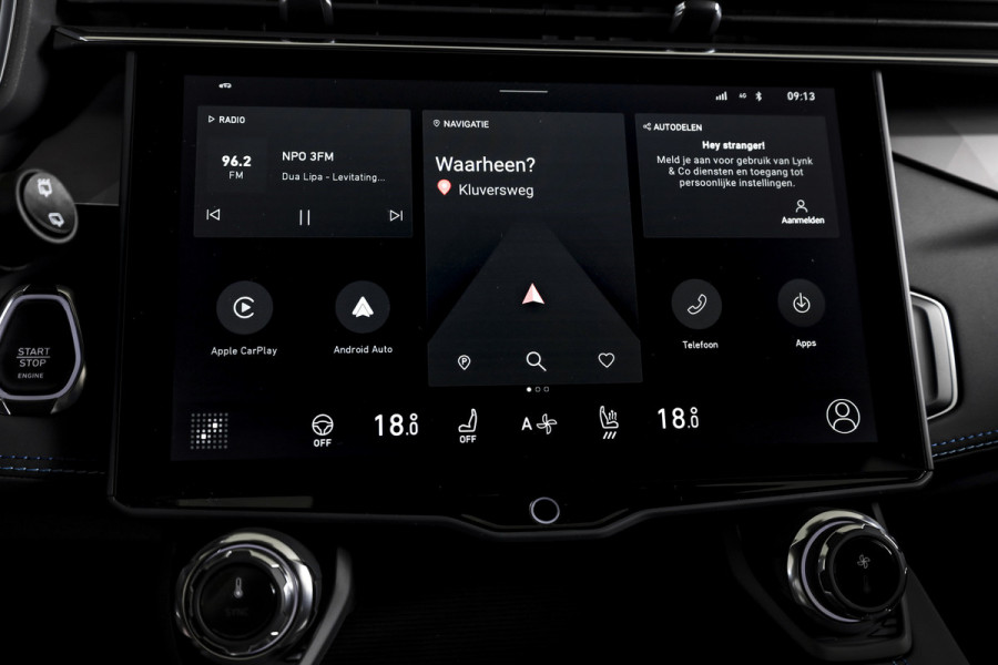 Lynk & Co 01 1.5 PHEV 261PK MY23 | 360 Camera | 7.4 kWh Boordlader | Donkere hemel | S/K-panodak | Adapt. Cruise | Memory | Stoel-+Stuurverw. | Elek. klep | LM 20" | 1700