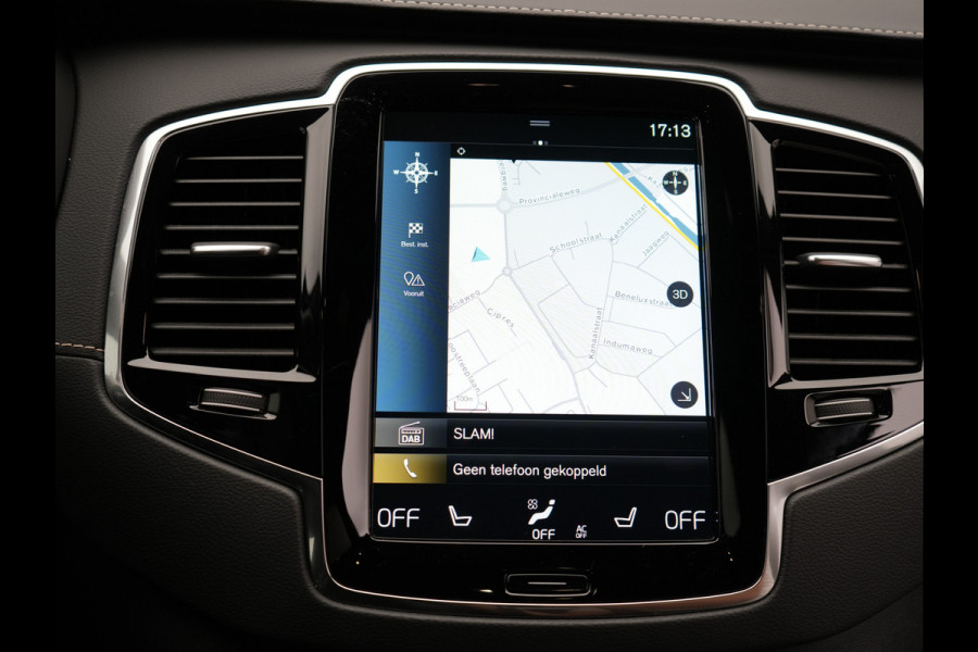 Volvo XC90 T8 Recharge AWD R-Design Plug In Hybrid 394pk 7 Persoons Dealer O.H. INCL BTW Long Range PHEV | Panodak | Alcantara Sportstoelen Memory | Trekhaak af Fabriek | Adaptive Cruise | Harman Kardon | Pilot Assist | L.M. 20" |