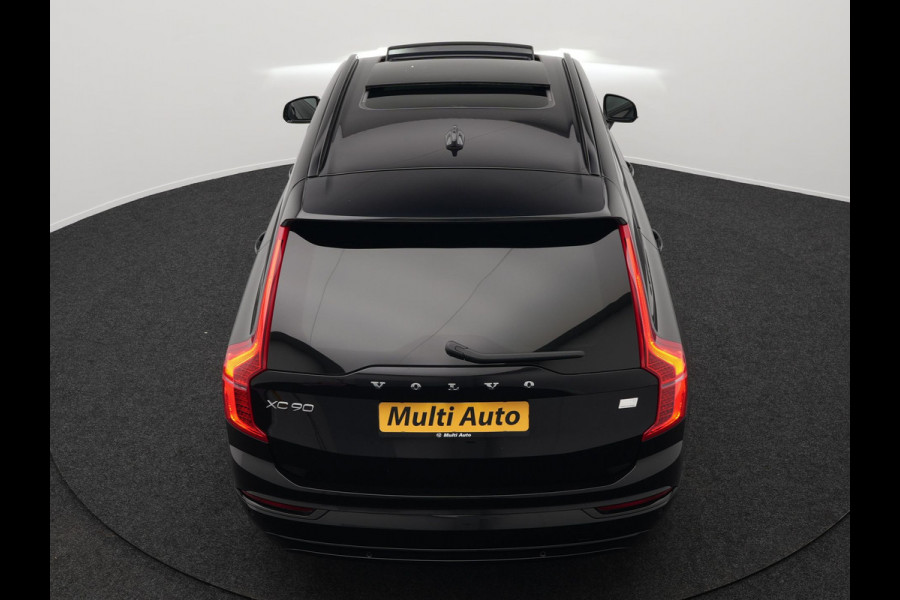 Volvo XC90 T8 Recharge AWD R-Design Plug In Hybrid 394pk 7 Persoons Dealer O.H. INCL BTW Long Range PHEV | Panodak | Alcantara Sportstoelen Memory | Trekhaak af Fabriek | Adaptive Cruise | Harman Kardon | Pilot Assist | L.M. 20" |