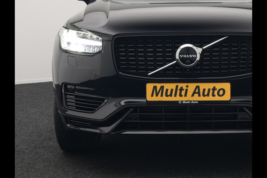 Volvo XC90 T8 Recharge AWD R-Design Plug In Hybrid 394pk 7 Persoons Dealer O.H. INCL BTW Long Range PHEV | Panodak | Alcantara Sportstoelen Memory | Trekhaak af Fabriek | Adaptive Cruise | Harman Kardon | Pilot Assist | L.M. 20" |