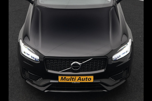 Volvo XC90 T8 Recharge AWD R-Design Plug In Hybrid 394pk 7 Persoons Dealer O.H. INCL BTW Long Range PHEV | Panodak | Alcantara Sportstoelen Memory | Trekhaak af Fabriek | Adaptive Cruise | Harman Kardon | Pilot Assist | L.M. 20" |