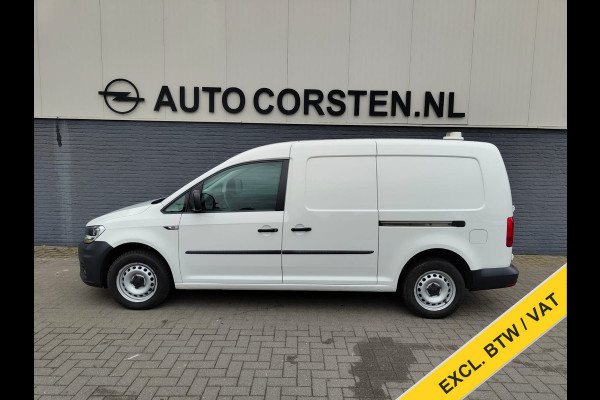 Volkswagen Caddy Maxi AUT-6 1.4 TGI CNG EcoFuel Apple Carplay Android Auto Navi Airco Verwarmbare voorruit Cruise Controle Pdc Comfortline 2X Schuifdeur Betonplex Vloer Wandbetimmering Regen-Lichtsensor Executive Plus Pakket Bluetooth Compressed Natural Gas Brandstof Euro 6 Zeer compleet, € 40.000 nieuw! !
