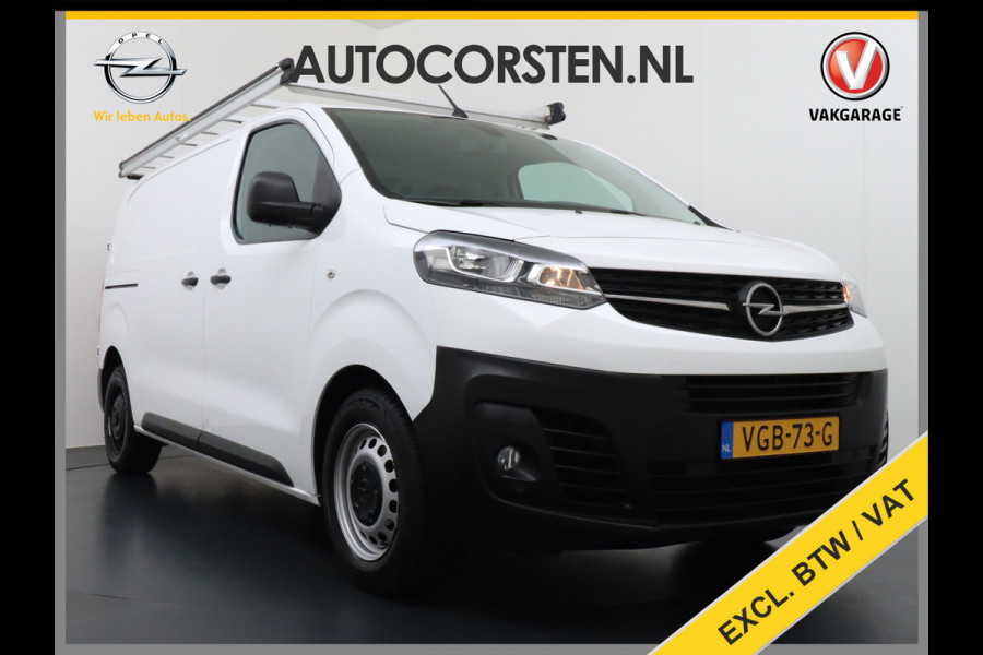 Opel Vivaro D120PK L2 3-Pers.360°Camera Apple Carplay Android Auto Trekhaak Imperiaal Airco DAB Cruise ControlH1 Edition 1.5cdti lengte 2 ho Schuifdeur Tussenwand Dealeronderhouden Sensor dodehoek Bluetooth Regensensor 1e Eigenaar EURO 6 AN 300NM Koppel 1800kg Trekvermogen
