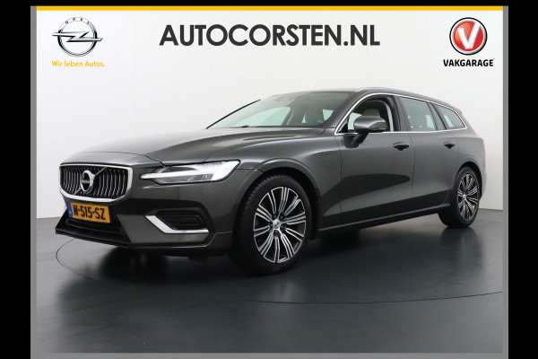 Volvo V60 2.0B3 AUT-7 177PK Inscription Leer MHEV Apple Carplay Android Auto Harman&Kardon Prem.Aurdio Camera Adap.Cruise Elek.Stoelen Stu Lmv 18" Led Elek. Achterklep Regen-Lichtsensor Collision Avoidance Bluetooth Wifi 1e Eigenaar €50.755 Nieuwprijs Zeer compleet MHEV-Mild-Hybrid 1800kg trekvermogen
