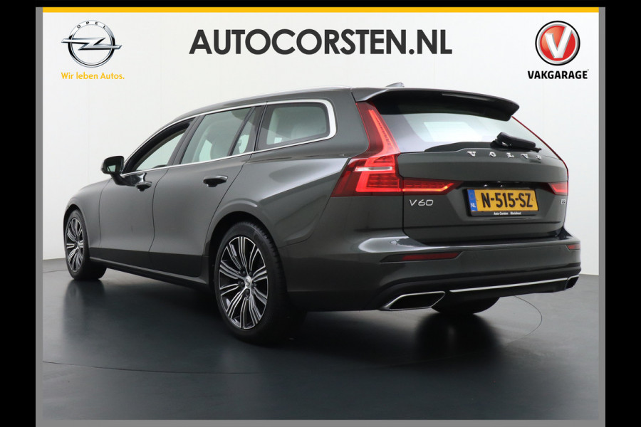 Volvo V60 2.0B3 AUT-7 177PK Inscription Leer MHEV Apple Carplay Android Auto Harman&Kardon Prem.Aurdio Camera Adap.Cruise Elek.Stoelen Stu Lmv 18" Led Elek. Achterklep Regen-Lichtsensor Collision Avoidance Bluetooth Wifi 1e Eigenaar €50.755 Nieuwprijs Zeer compleet MHEV-Mild-Hybrid 1800kg trekvermogen