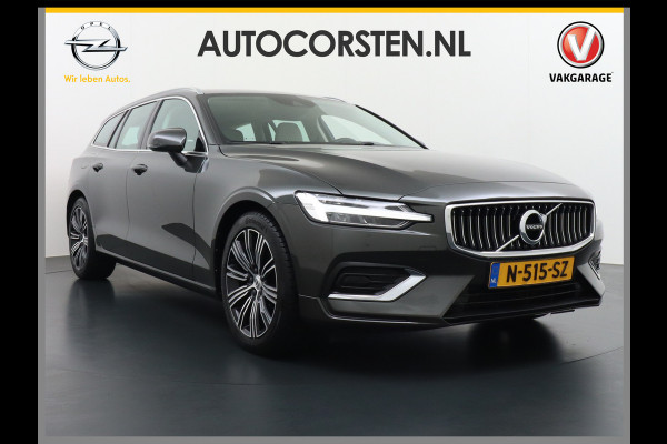Volvo V60 2.0B3 AUT-7 177PK Inscription Leer MHEV Apple Carplay Android Auto Harman&Kardon Prem.Aurdio Camera Adap.Cruise Elek.Stoelen Stu Lmv 18" Led Elek. Achterklep Regen-Lichtsensor Collision Avoidance Bluetooth Wifi 1e Eigenaar €50.755 Nieuwprijs Zeer compleet MHEV-Mild-Hybrid 1800kg trekvermogen