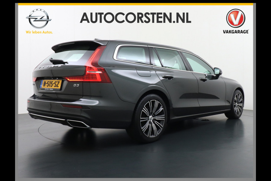 Volvo V60 2.0B3 AUT-7 177PK Inscription Leer MHEV Apple Carplay Android Auto Harman&Kardon Prem.Aurdio Camera Adap.Cruise Elek.Stoelen Stu Lmv 18" Led Elek. Achterklep Regen-Lichtsensor Collision Avoidance Bluetooth Wifi 1e Eigenaar €50.755 Nieuwprijs Zeer compleet MHEV-Mild-Hybrid 1800kg trekvermogen