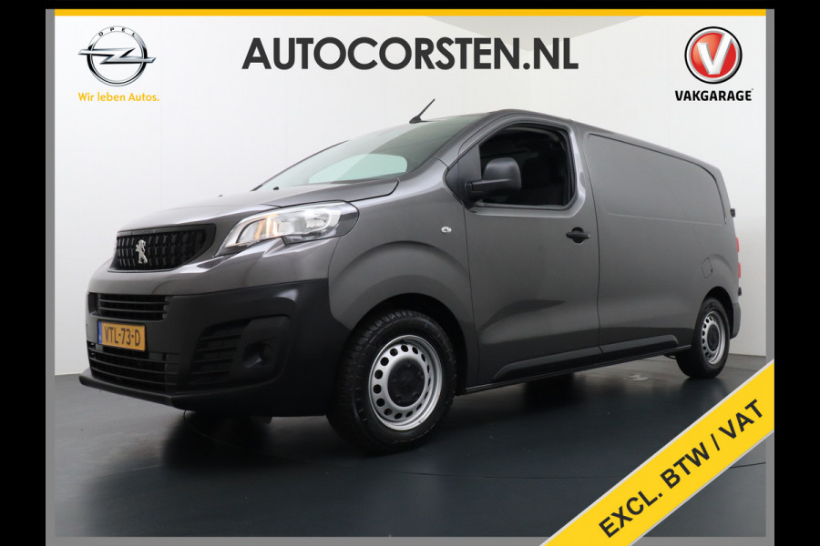 Peugeot Expert HDI 102pk Premium Trekhaak Airco Bluetooth Cruise Control Regen/Lichtsensor Betonplex vloer Lat om Lat Schuifdeur Dealeronderhouden! Recent onderhoud gehad.