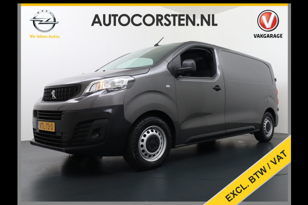 Peugeot Expert HDI 102pk Premium Trekhaak Airco Bluetooth Cruise Control Regen/Lichtsensor Betonplex vloer Lat om Lat Schuifdeur Dealeronderhouden! Recent onderhoud gehad.