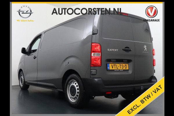 Peugeot Expert HDI 102pk Premium Trekhaak Airco Bluetooth Cruise Control Regen/Lichtsensor Betonplex vloer Lat om Lat Schuifdeur Dealeronderhouden! Recent onderhoud gehad.