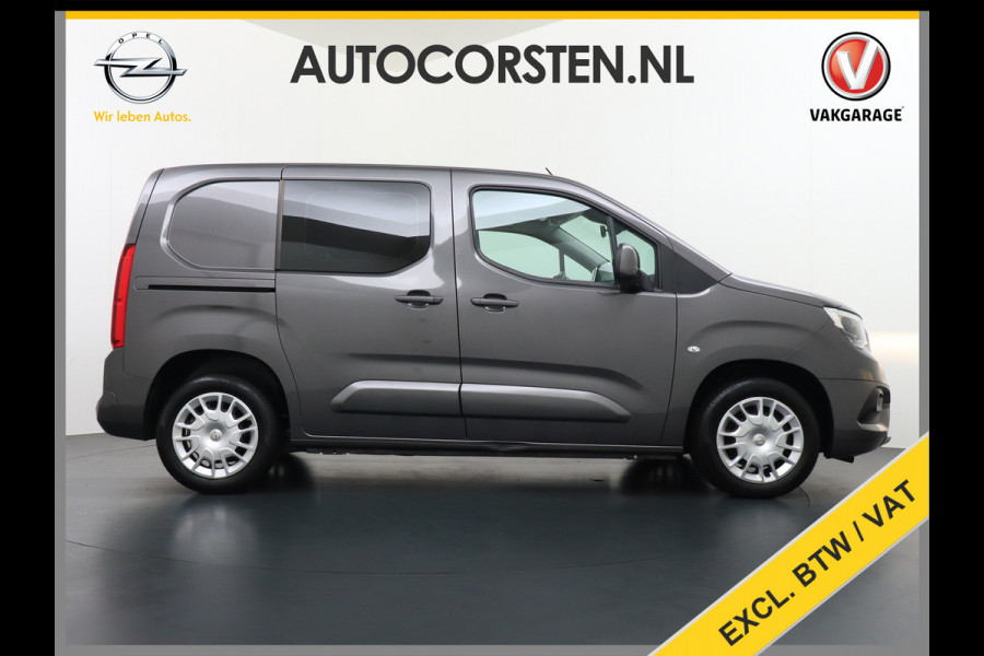 Opel Combo D102pk Leer Navi Apple/Android CruiseControl Stoel-/Stuurverw. Dab Bordherkenning Aut.Verlichting 1.5CDTi l1h1 EURO6 Bluetooth Regensensor Elek.Ramen Mistlampen Usb Pdc RamenAchter Volledig Betimmerde Laadbak Innovation