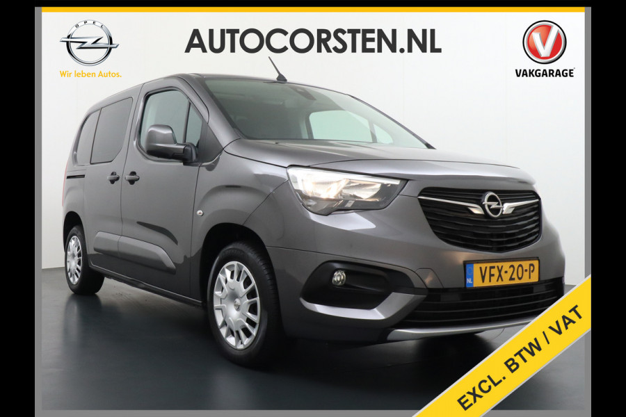 Opel Combo D102pk Leer Navi Apple/Android CruiseControl Stoel-/Stuurverw. Dab Bordherkenning Aut.Verlichting 1.5CDTi l1h1 EURO6 Bluetooth Regensensor Elek.Ramen Mistlampen Usb Pdc RamenAchter Volledig Betimmerde Laadbak Innovation