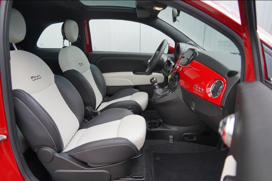 Fiat 500 1.0 Hybrid Dolcevita / NL-Auto / 24dkm NAP / Panoramadak / Airco / Cruise Control