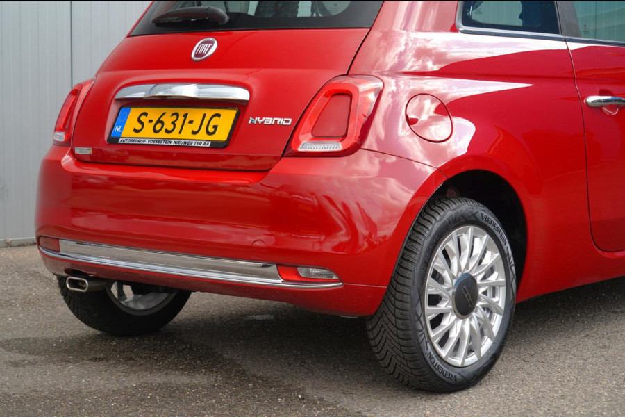 Fiat 500 1.0 Hybrid Dolcevita / NL-Auto / 24dkm NAP / Panoramadak / Airco / Cruise Control