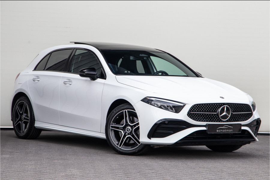 Mercedes-Benz A-Klasse 250 e AMG Line Facelift, Nightpack, Pano, Widescreen, 18" Hybrid