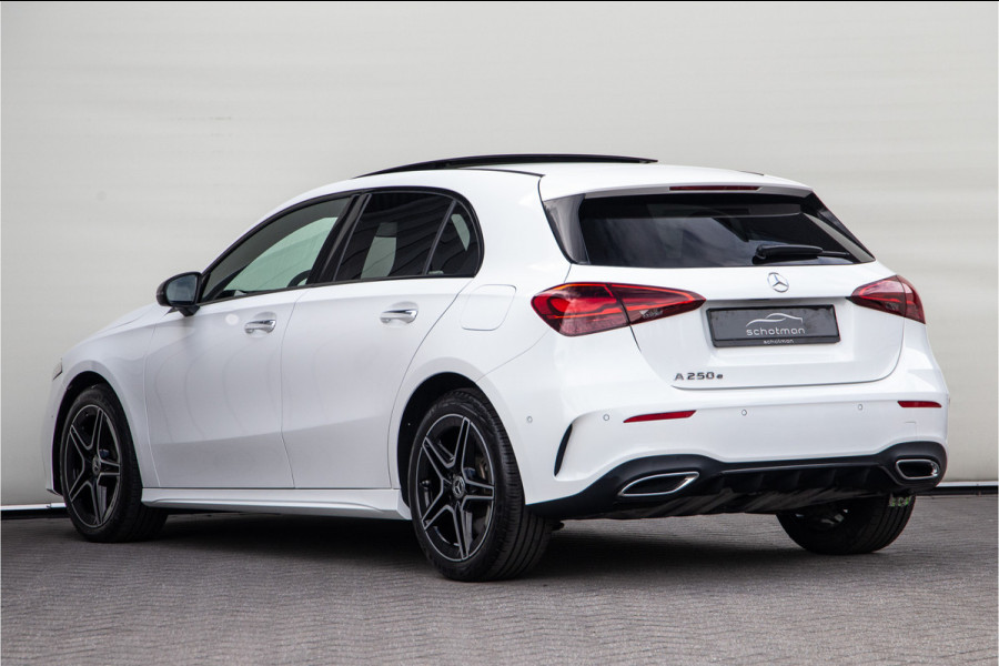 Mercedes-Benz A-Klasse 250 e AMG Line Facelift, Nightpack, Pano, Widescreen, 18" Hybrid