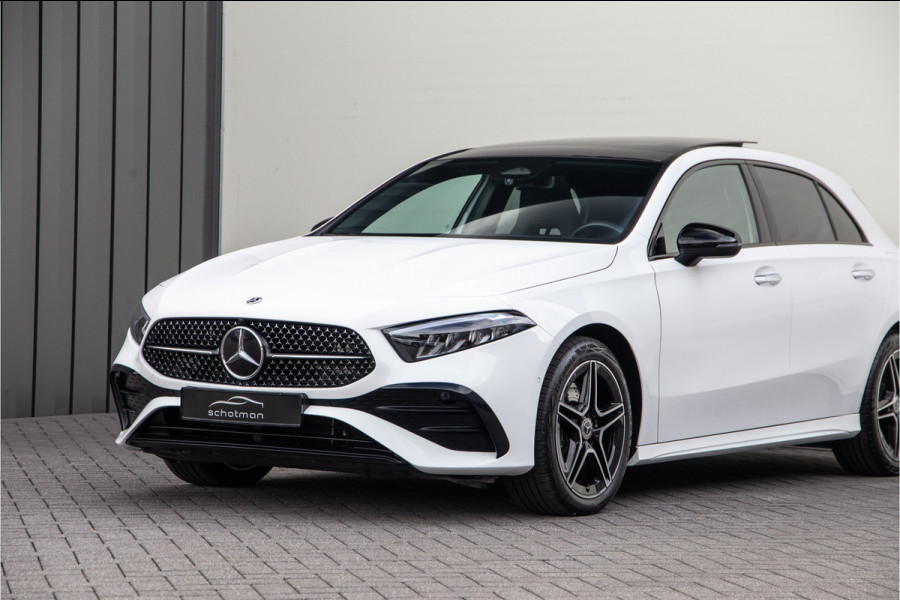 Mercedes-Benz A-Klasse 250 e AMG Line Facelift, Nightpack, Pano, Widescreen, 18" Hybrid