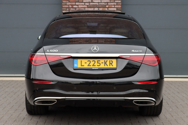 Mercedes-Benz S-Klasse 500 4MATIC AMG Line Aut9 | Achterasbesturing | Distronic+ | Airmatic | Entertainment Achter | Massage | HUD | Burmester | Vlakkenverwarming | Stoelventilatie | Digital Light |