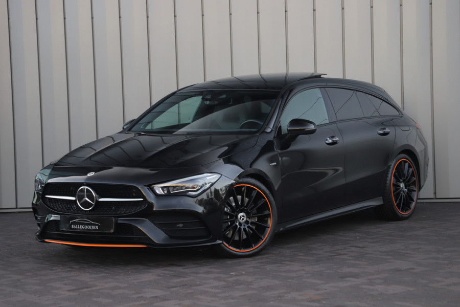 Mercedes-Benz CLA-Klasse Shooting Brake 250 AMG 4-Matic | 224PK | Pano | Keyles-go | Head-up | Burmester | Adaptief-onderstel | Memory | Sfeerverlichting