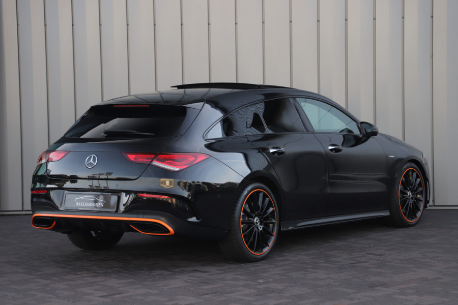 Mercedes-Benz CLA-Klasse Shooting Brake 250 AMG 4-Matic | 224PK | Pano | Keyles-go | Head-up | Burmester | Adaptief-onderstel | Memory | Sfeerverlichting