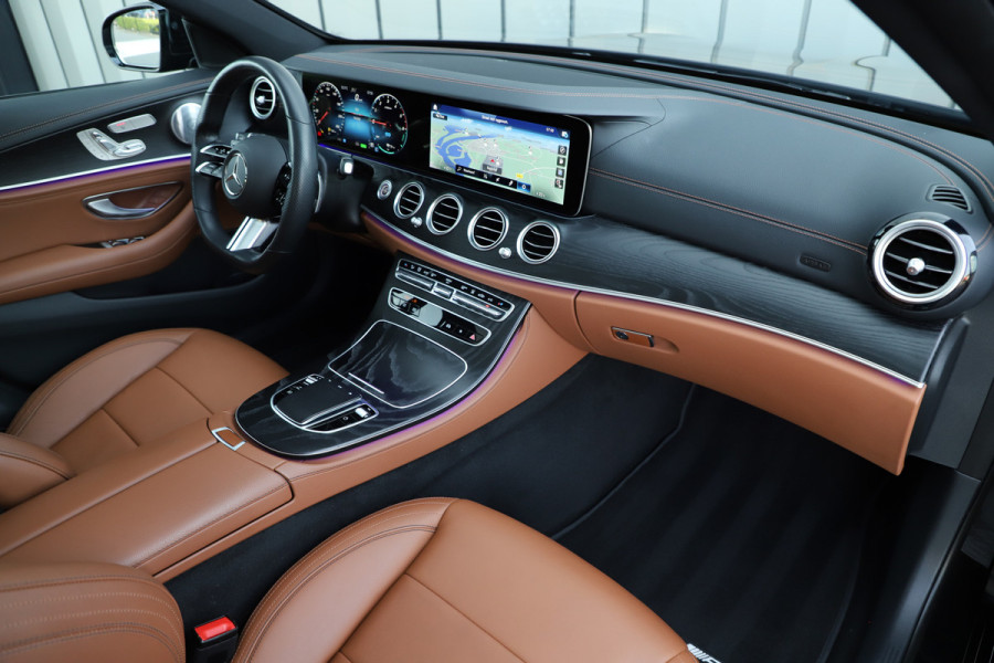 Mercedes-Benz E-Klasse 300de AMG Aut9 | 306PK | Pano | Sfeerverlichting | Memory | Burmester | Distronic | Multibeam | Standkachel | 2020.
