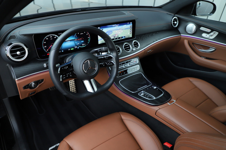 Mercedes-Benz E-Klasse 300de AMG Aut9 | 306PK | Pano | Sfeerverlichting | Memory | Burmester | Distronic | Multibeam | Standkachel | 2020.
