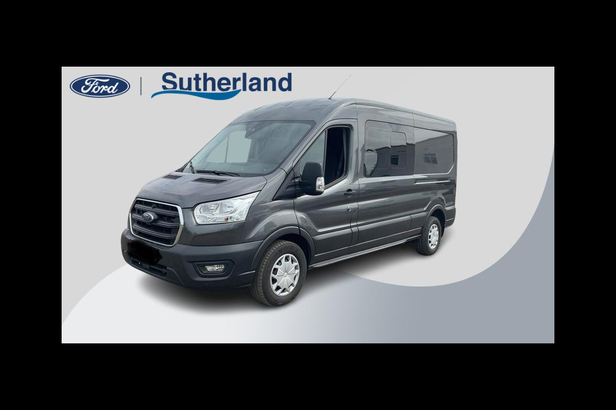 Ford Transit 350 2.0 TDCI L3H2 DC Trend 6-zits | 170pk | Dubbele Cabine | Navigatie | Camera | Trekhaak | Stoelverwarming | Armsteun Ford Transit 350 2.0 TDCI L3H2 DC Trend 6-zits | 170pk | Dubbele Cabine | Navigatie | Camera | Trekhaak | Stoelverwarming | Armsteun