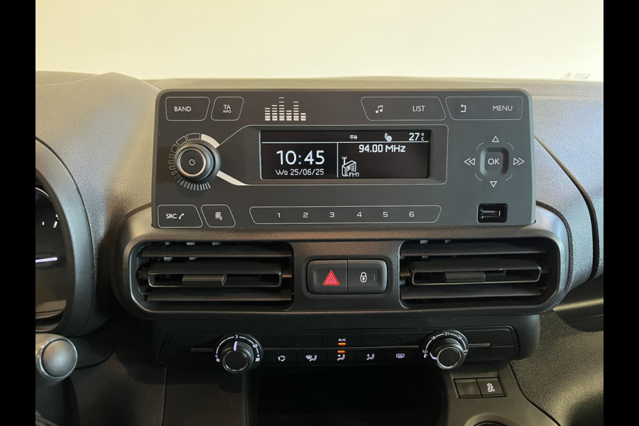 Citroën Berlingo 1.2 PureTech Live 110pk 6-Bak Airco Cruise Control 2 Schuifdeuren Bluetooth Slechts 48000 km!